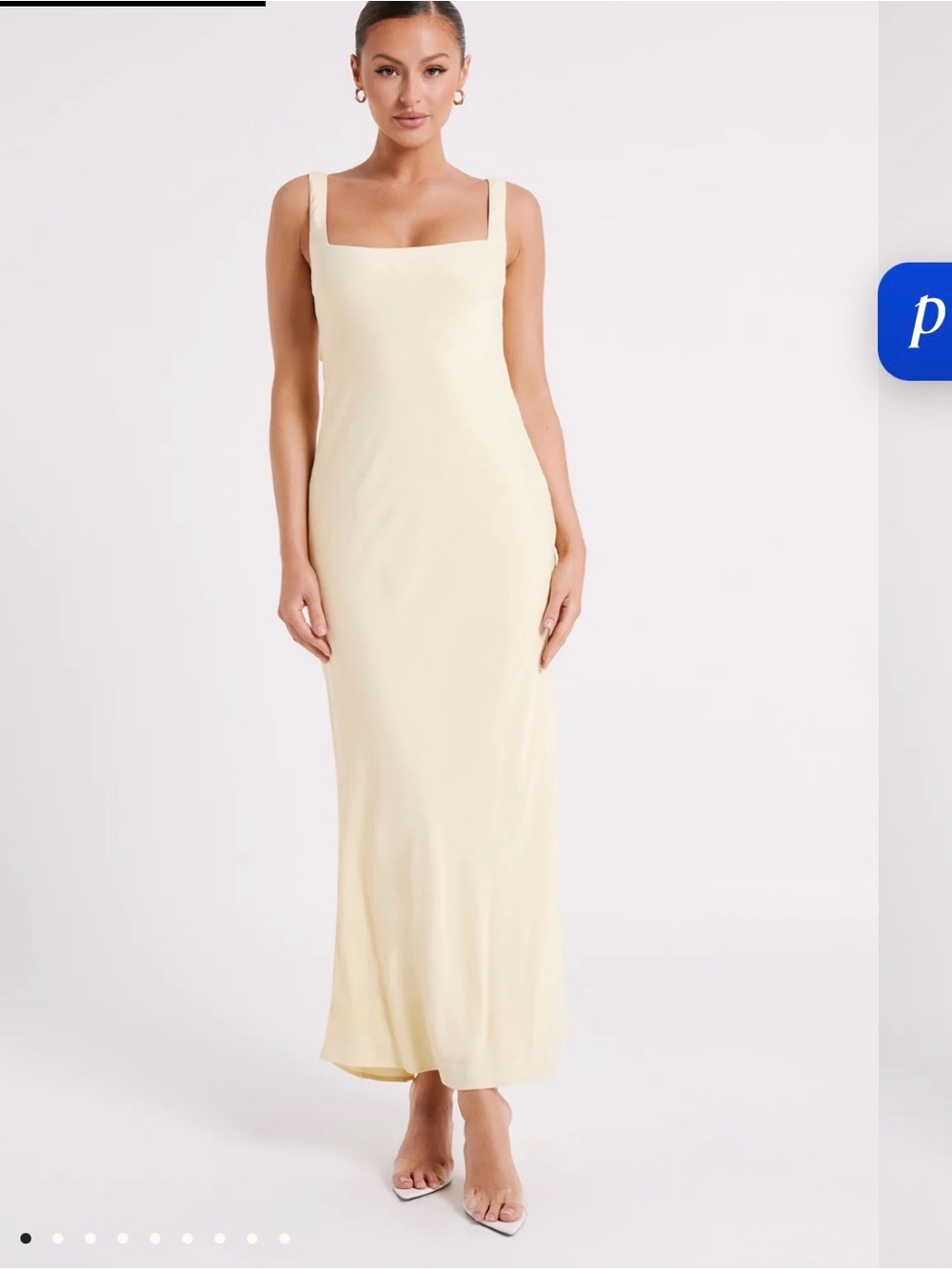 Meshki Ensley Satin Maxi Dress - Picture 2 of 5